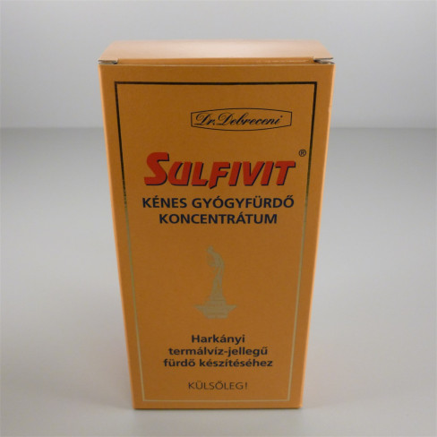 Vásároljon Sulfivit kénes gyógyfürdő koncentrátum 500ml terméket - 1.902 Ft-ért