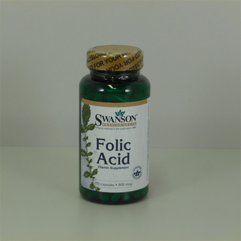 Vásároljon Swanson folic acid (folsav) kapszula 250 db terméket - 3.183 Ft-ért