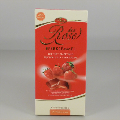 Vásároljon Sweetrose tejcsokoládé eperkrémmel töltött,fruktózzal 100g terméket - 446 Ft-ért