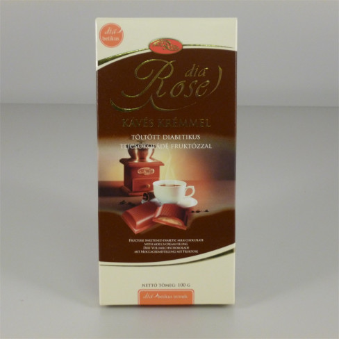 Vásároljon Sweetrose tejcsokoládé kávés krémmel töltött,fruktózzal 100g terméket - 625 Ft-ért