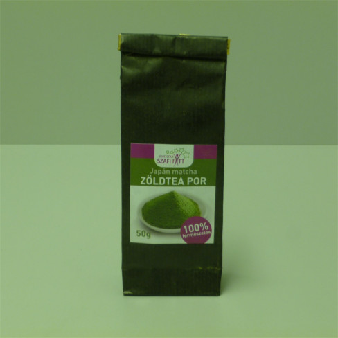 Vásároljon Szafi fitt japán matcha zöldtea por 50g terméket - 2.404 Ft-ért
