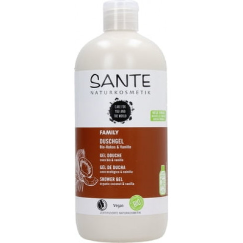 Vásároljon Sante tusfürdő kókusz-vanília 500ml terméket - 2.312 Ft-ért