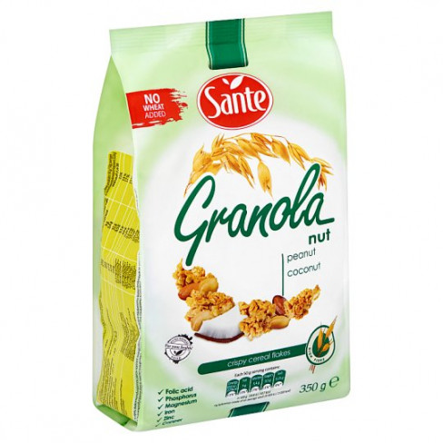 Vásároljon Sante granola mogyorós 350 g terméket - 736 Ft-ért
