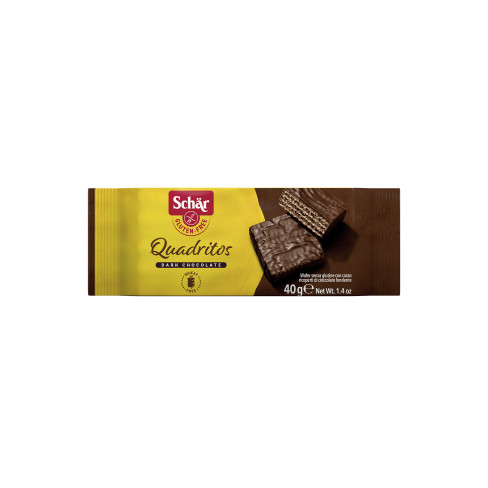Vásároljon Schar gluténmentes étcsokoládéval bevont kakaós ostya 40g terméket - 541 Ft-ért