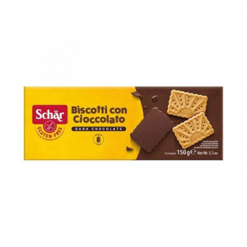 Vásároljon Schar gluténmentes keksz csokoládés biscotti 150g terméket - 1.260 Ft-ért