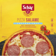 Schar gluténmentes szalámis pizza (m) 330 g