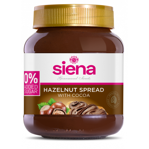 SIENA KAKAÓS MOGYORÓKRÉM ÉDESÍTŐSZERREL 400 G