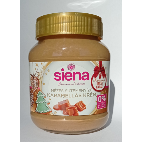 SIENA MÉZES SÜTEMÉNY ÍZŰ KARAMELLÁS KRÉM ÉDESÍTŐSZERREL 400 G