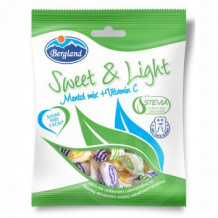 Sweet&light mentol mix+vitamin c cukormentes cukorka 60g