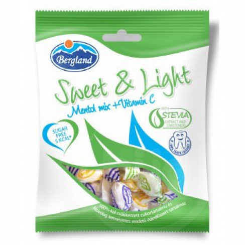 Vásároljon Sweet&light mentol mix+vitamin c cukormentes cukorka 60g terméket - 275 Ft-ért