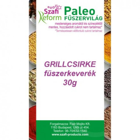 Vásároljon Szafi fitt fűszerkeverék grillcsirke 30g terméket - 291 Ft-ért