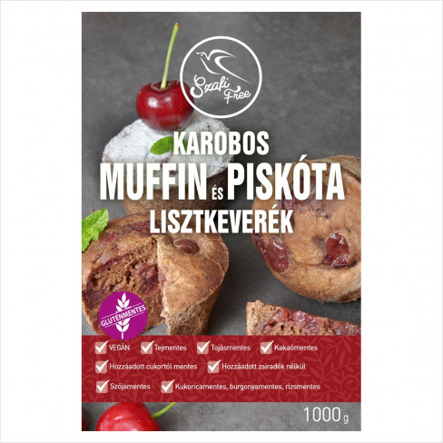 Vásároljon Szafi free karobos muffin és piskóta lisztkeverék 1000g terméket - 1.952 Ft-ért