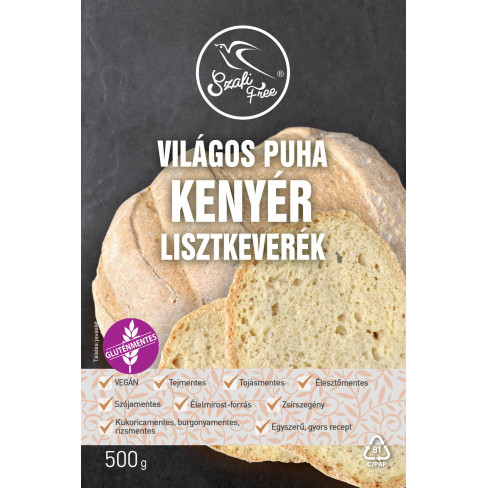 SZAFI FREE VILÁGOS PUHA KENYÉR LISZTKEVERÉK 500 G