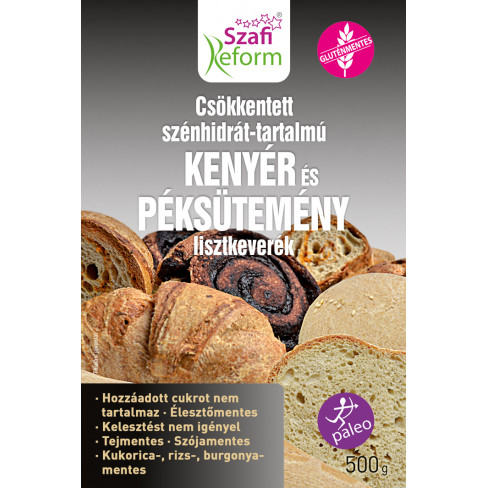 Vásároljon Szafi reform kenyér és péksütemény lisztkeverék ch csökk. 500g terméket - 1.209 Ft-ért