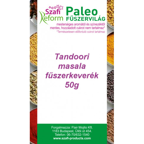 Vásároljon Szafi fitt fűszer tandoori masala 50 g terméket - 499 Ft-ért