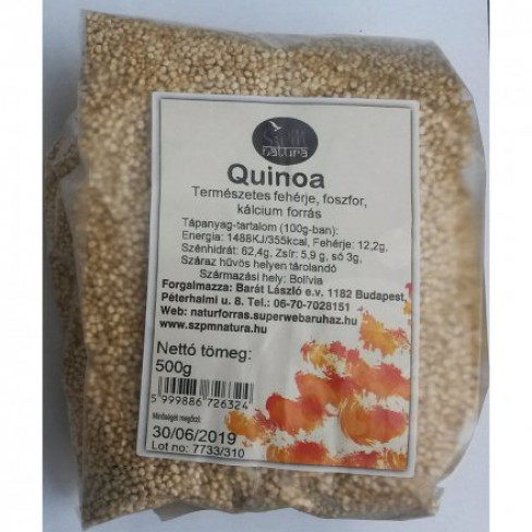 Vásároljon Szpm natura quinoa 500g terméket - 1.277 Ft-ért