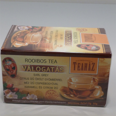 Vásároljon Teaház roobios tea válogatás 30g terméket - 668 Ft-ért