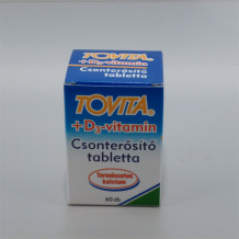 Tovita csonterősítő tabletta+d3 vitamin 60db