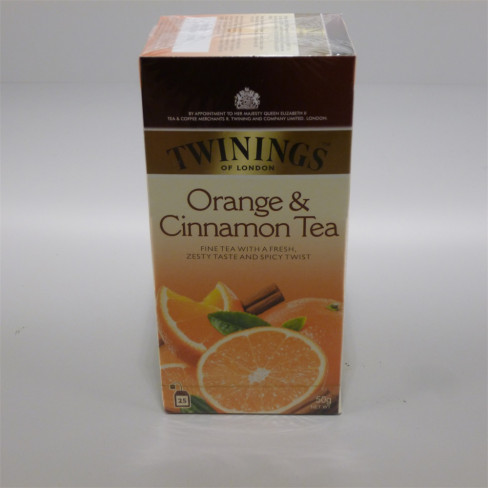 Vásároljon Twinings narancs-fahéj tea 25x2g 50 g terméket - 1.388 Ft-ért