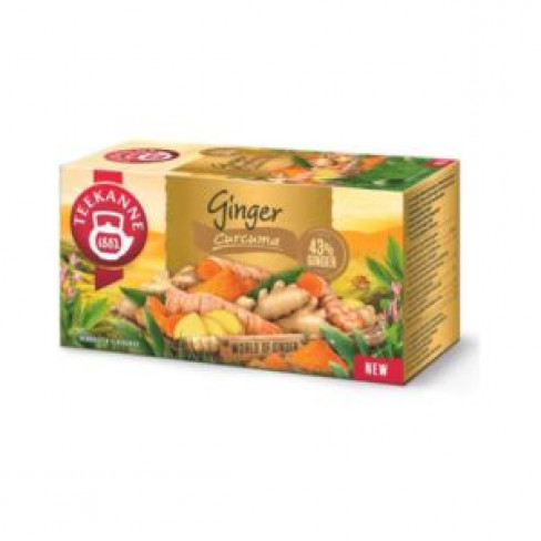 Vásároljon Teekanne ginger curcuma gyömbéres-kurkumás tea 35 g terméket - 592 Ft-ért