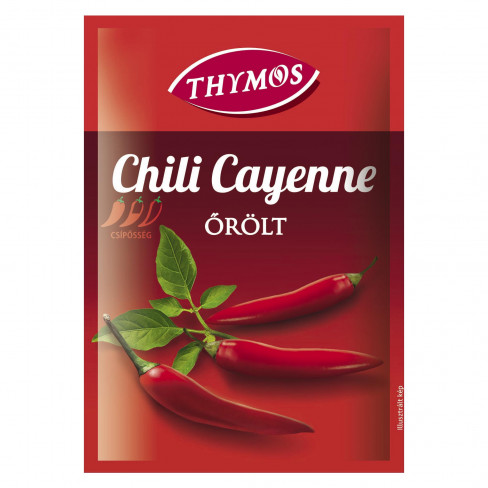 Vásároljon Thymos chili cayenne őrölt 25g terméket - 177 Ft-ért