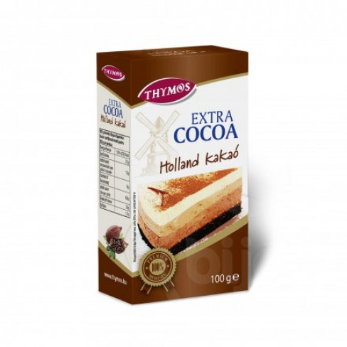 Vásároljon Thymos holland gluténmentes extra kakaópor 20-22 % 100g terméket - 511 Ft-ért