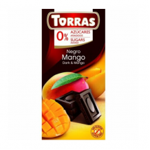 Torras glutén-és cukormentes étcsokoládé mangó 75g