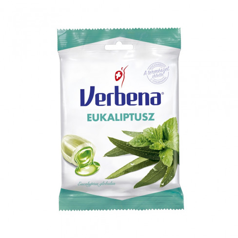Vásároljon Verbena eukaliptusz töltött cukorka 60g terméket - 266 Ft-ért