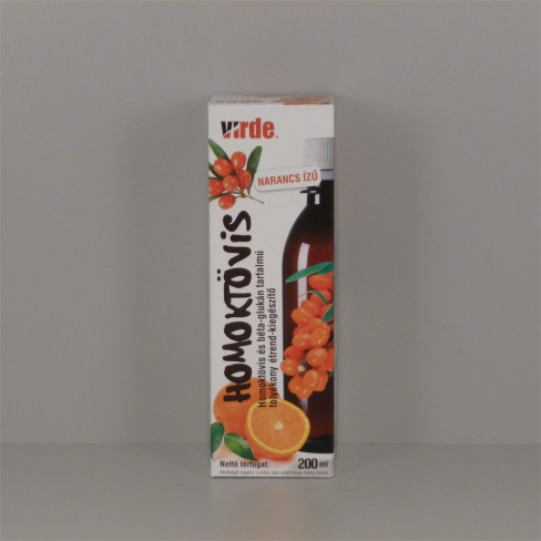 Vásároljon Virde homoktövis folyékony étrend-kiegészítő 200ml terméket - 2.269 Ft-ért