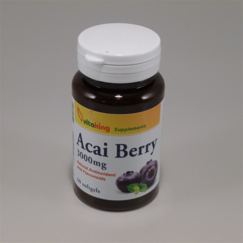 Vásároljon Vitaking acai berry kapszula 3000mg 60db terméket - 2.839 Ft-ért