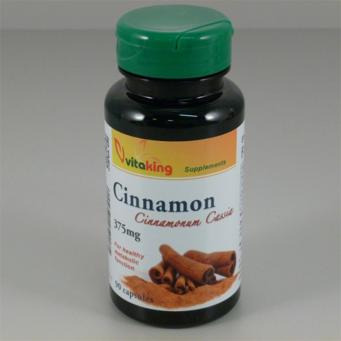 Vásároljon Vitaking cinnamon fahéj 375mg kapszula 90db terméket - 2.198 Ft-ért