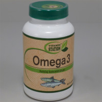 Vitamin station omega-3 zselétabletta 90db