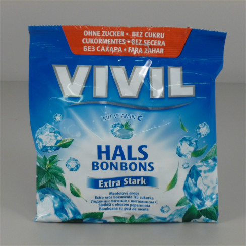 Vásároljon Vivil extra erős borsmentás cukorka 60g terméket - 627 Ft-ért