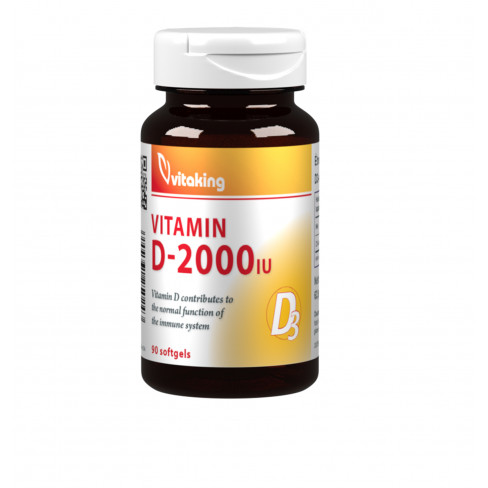 Vásároljon Vitaking d-vitamin 2000ne kapszula 90db terméket - 1.957 Ft-ért