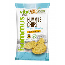 Vital hummus chips joghurt-zöldfűszer gm