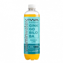 VIWA BRAINBOOST GINKGO BILOBA-ZÖLDTEA VITAMINVÍZ 600 ML