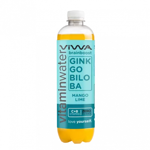 VIWA BRAINBOOST GINKGO BILOBA-ZÖLDTEA VITAMINVÍZ 600 ML