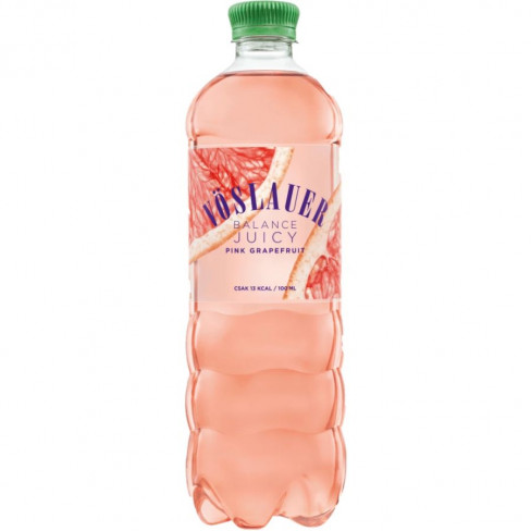 VÖSLAUER JUICY ÍZESÍTETT ÁSVÁNYVÍZ PINK GRAPEFRUIT 750 ML