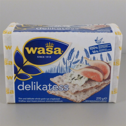 Vásároljon Wasa delicatess ropogós kenyér 270g terméket - 611 Ft-ért