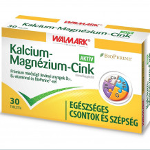 Walmark kalcium+magnézium+cink aktív 30db