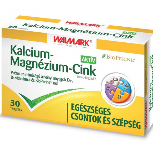 Vásároljon Walmark kalcium+magnézium+cink aktív 30db terméket - 2.682 Ft-ért
