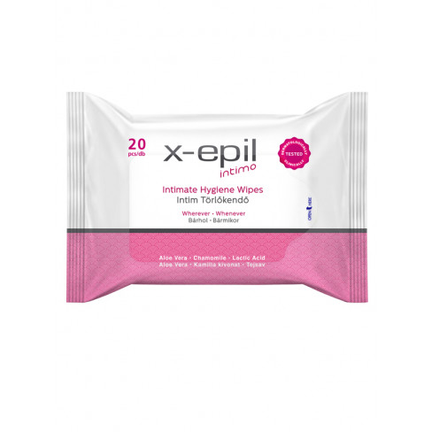Vásároljon X-epil intim törlőkendő 20db terméket - 337 Ft-ért