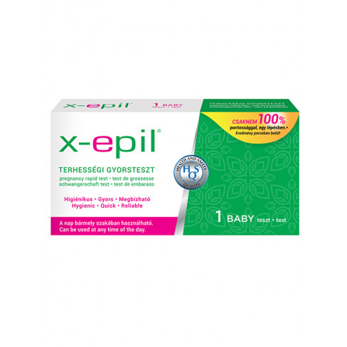 Vásároljon X-epil terhességi gyorsteszt csík 1db terméket - 247 Ft-ért