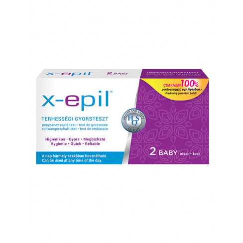 Vásároljon X-epil terhességi gyorsteszt csikok 2db terméket - 416 Ft-ért