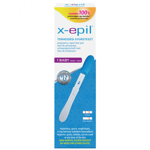 Vásároljon X-epil terhességi gyorsteszt pen exkluzív 1db terméket - 578 Ft-ért