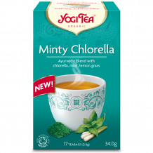 YOGI BIO TEA MENTÁS TEA CHLORELLA ALGÁVAL 17 DB 34 G