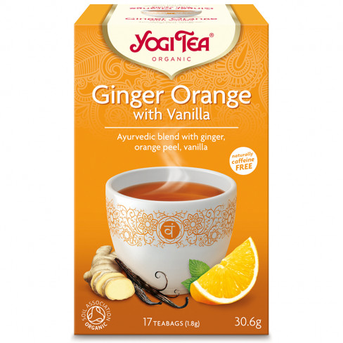 Vásároljon Yogi bio tea narancsos gyömbér vaníliával 17x1,8g 31g terméket - 1.286 Ft-ért