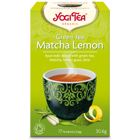 Vásároljon Yogi bio tea zöld matcha-citrom 17x1,8g 30g terméket - 1.111 Ft-ért