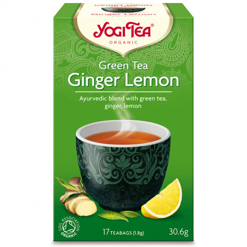 Vásároljon Yogi bio tea zöld tea gyömbérrel citrommal 31g terméket - 1.111 Ft-ért