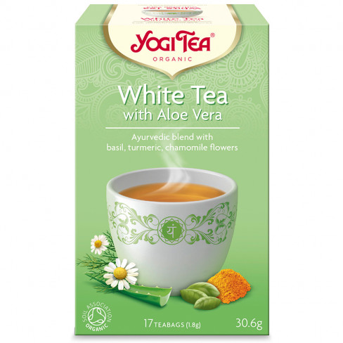 Vásároljon Bio yogi tea fehér aloe verával 17db terméket - 1.286 Ft-ért